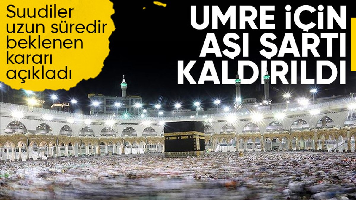 Suudi Arabistan duyurdu: Umre için menenjit aşısı zorunluluğu kaldırıldı